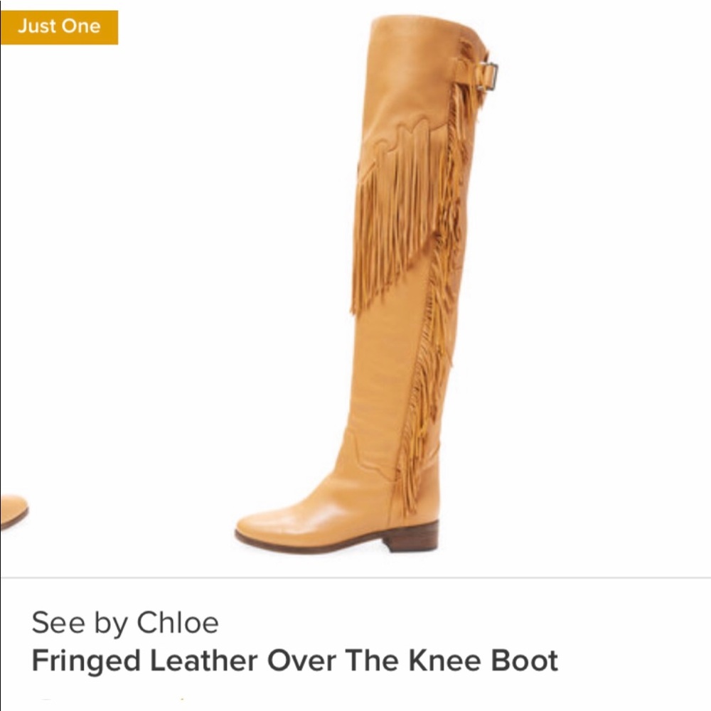 Fringed boots never worn original box